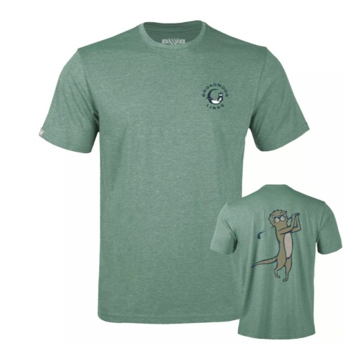 Grass Green Level wear T-Shirt Broadmoor logo