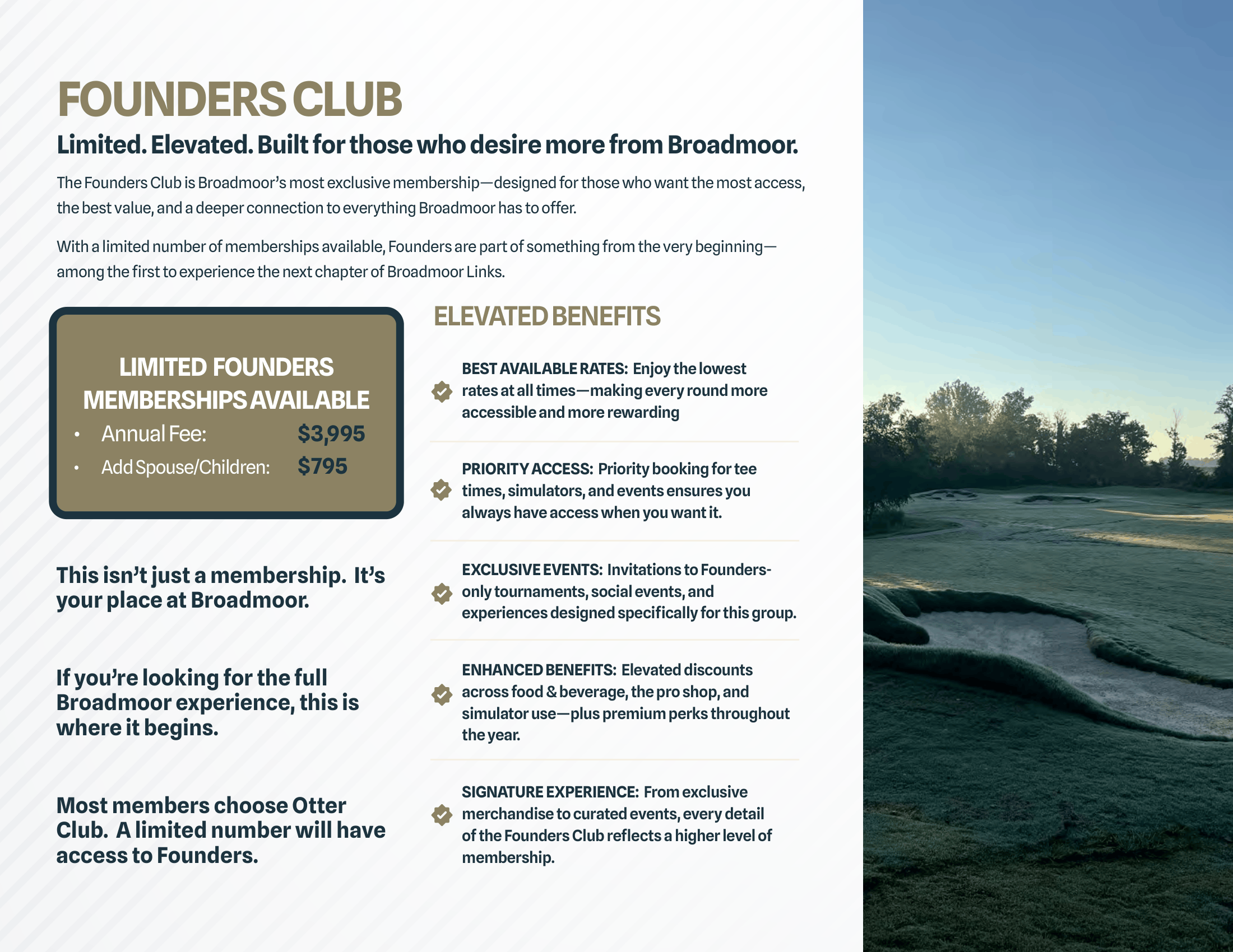 Broadmoor Membership Booklet 2026